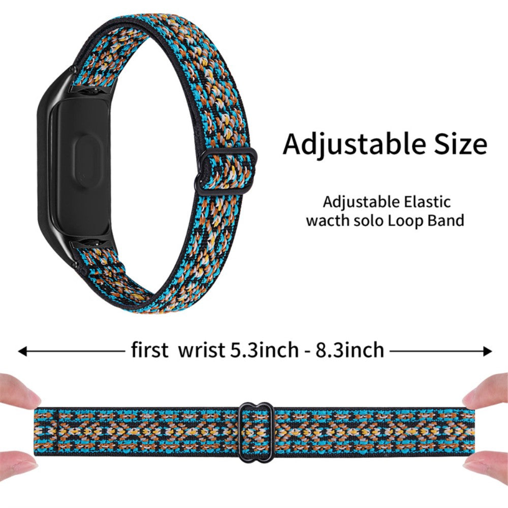 Mega pænt Xiaomi Mi Band 7 Stof Urrem - Grøn#serie_7