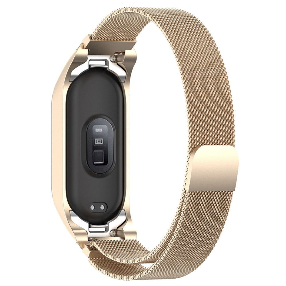 Mega kønt Xiaomi Mi Band 7 Metal Rem - Brun#serie_3