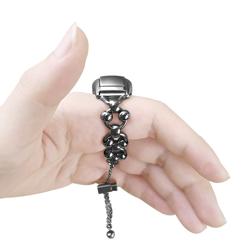 Rigtigt fantastisk Xiaomi Mi Band 7 Metal Rem - Sort#serie_1