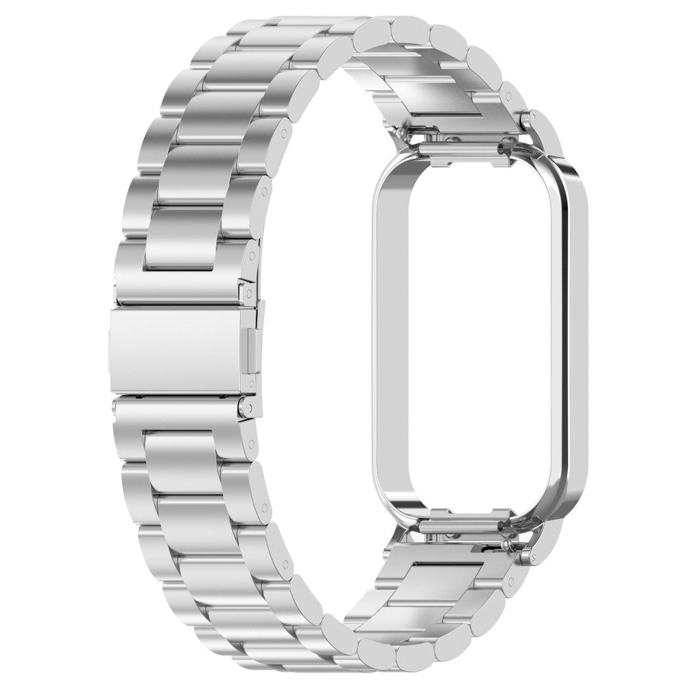 Super Kรธnt Metal Rem passer til Xiaomi Redmi Band 2 - Sรธlv#serie_7