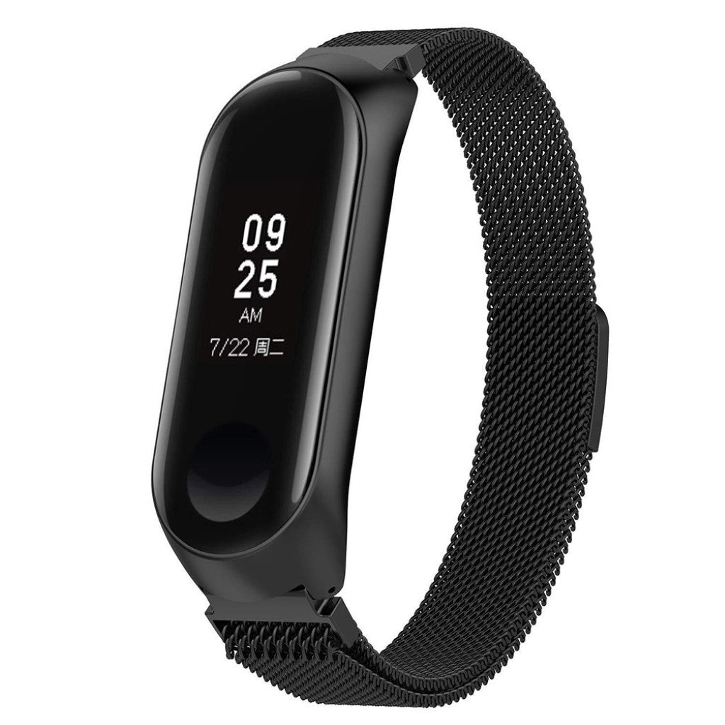 Helt vildt fantastisk Xiaomi Mi Smart Band 4 Metal Rem - Sort#serie_1