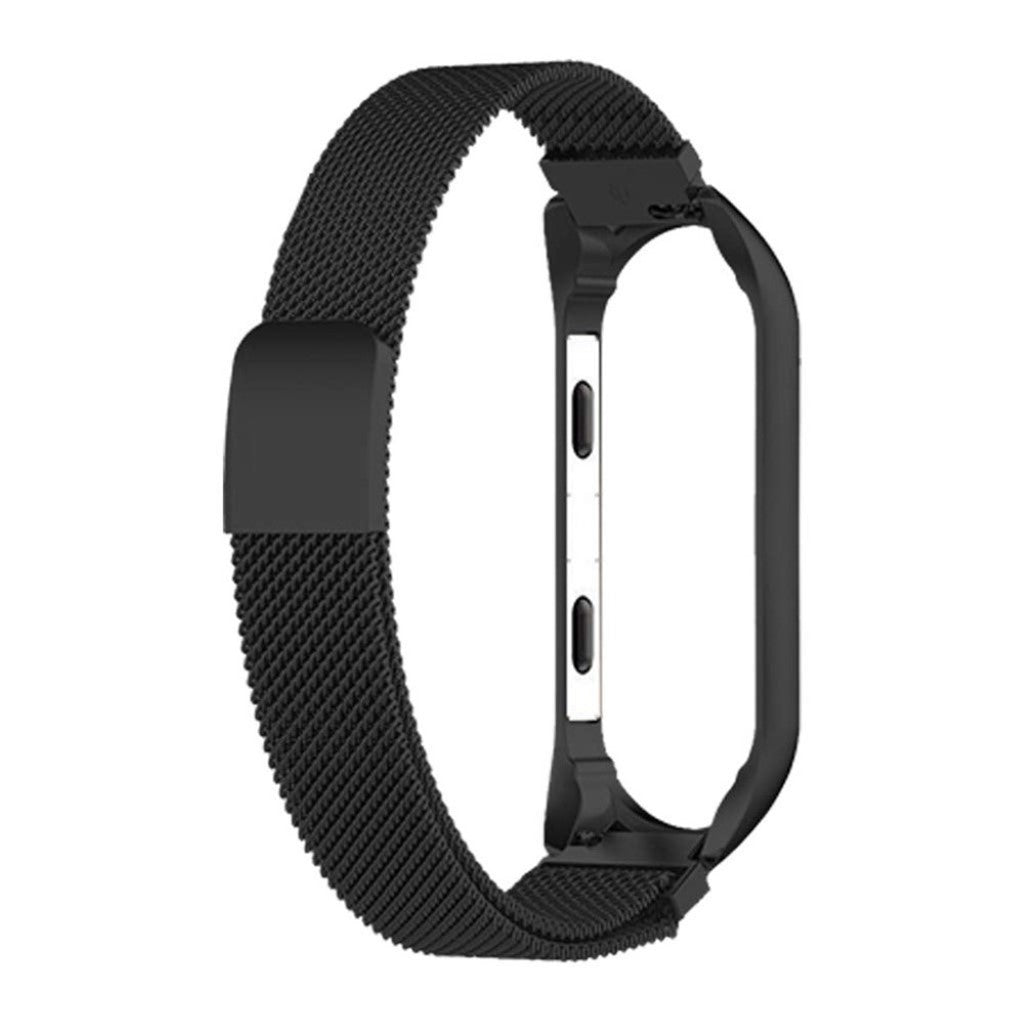 Helt vildt fantastisk Xiaomi Mi Smart Band 4 Metal Rem - Sort#serie_1