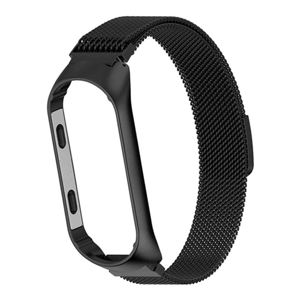 Helt vildt fantastisk Xiaomi Mi Smart Band 4 Metal Rem - Sort#serie_1