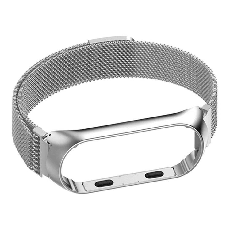 Helt vildt fantastisk Xiaomi Mi Smart Band 4 Metal Rem - Sølv#serie_2