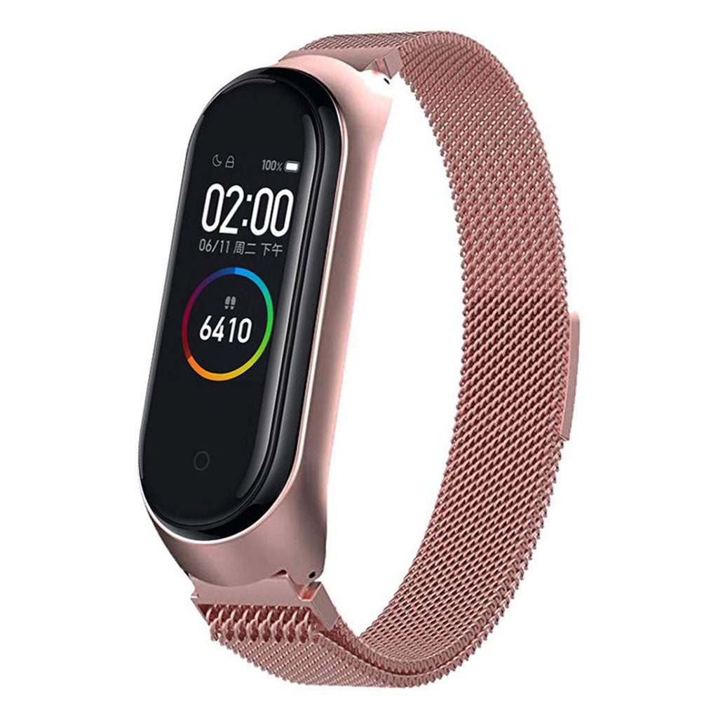 Helt vildt fantastisk Xiaomi Mi Smart Band 4 Metal Rem - Pink#serie_3