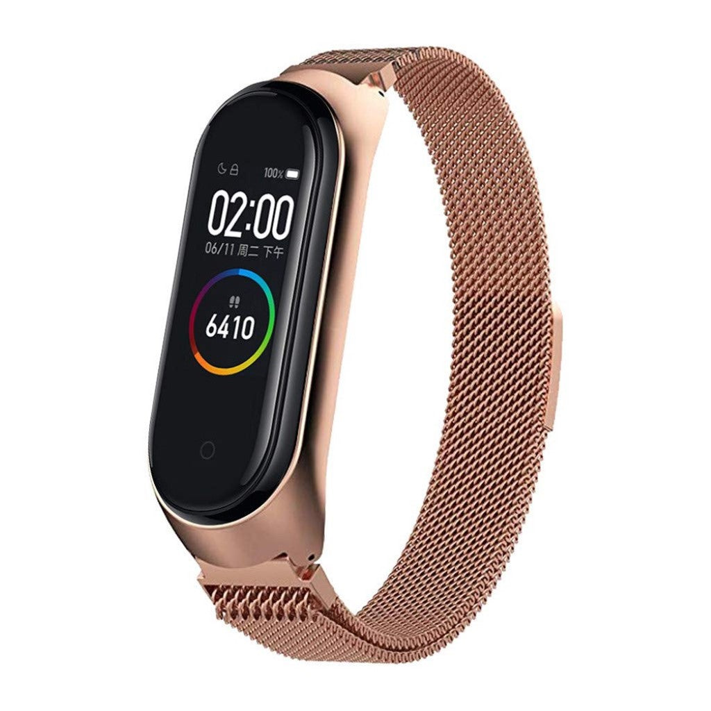 Helt vildt fantastisk Xiaomi Mi Smart Band 4 Metal Rem - Pink#serie_4