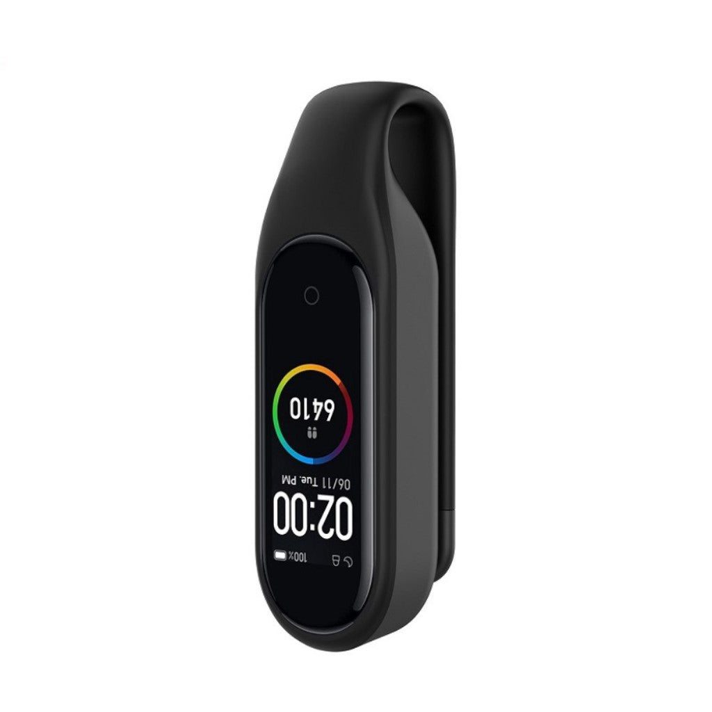 Rigtigt Flot Xiaomi Mi Smart Band 4 / Xiaomi Mi Band 3 Silikone Cover - Sort#serie_1