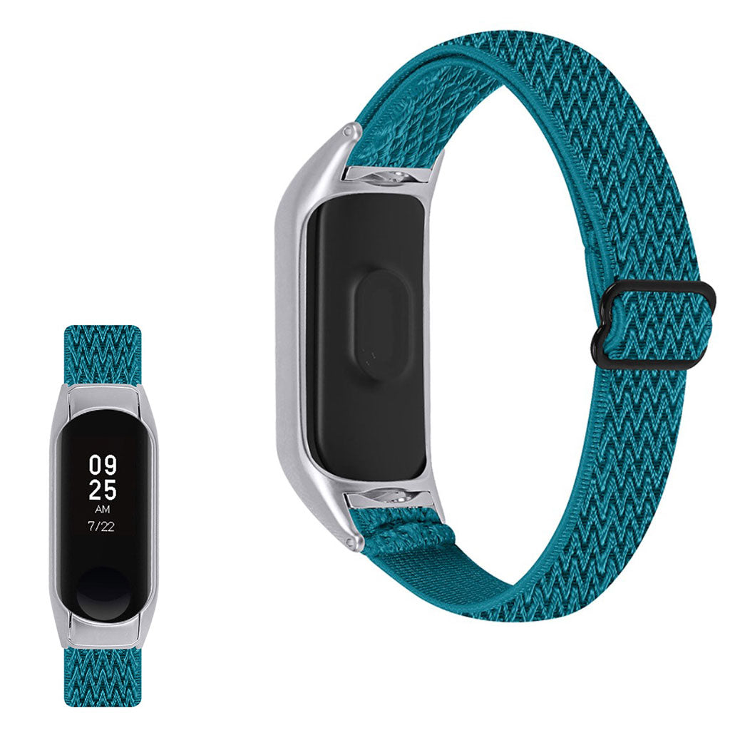Godt Xiaomi Mi Smart Band 4 / Xiaomi Mi Band 3 Nylon Rem - Blå#serie_8