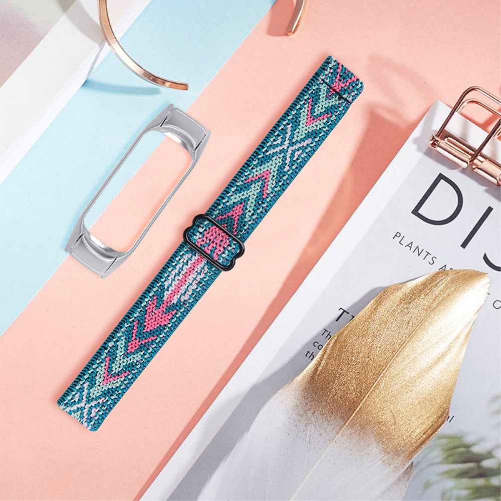 Skøn Xiaomi Mi Smart Band 4 / Xiaomi Mi Band 3 Stof Urrem - Grøn#serie_6