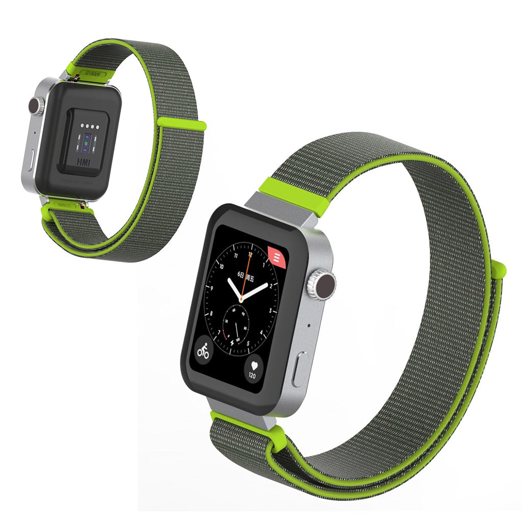 Vildt elegant Xiaomi Mi Watch Premium Edition Nylon Rem - Grรธn#serie_1