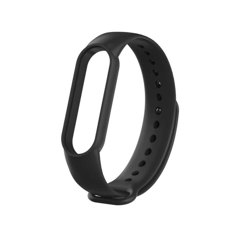 Meget komfortabel Xiaomi Mi Band 5 Silikone Rem - Sort#serie_1