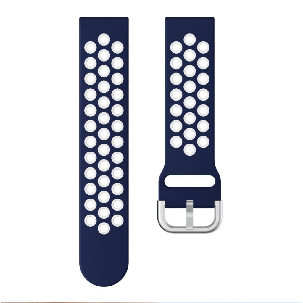 Meget fed Fitbit Versa 2 Silikone Rem - Blå#serie_6
