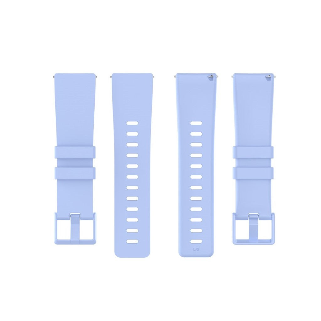 Stilfuld Fitbit Versa 2 / Fitbit Versa Lite Silikone Rem - Størrelse: L - Blå#serie_10