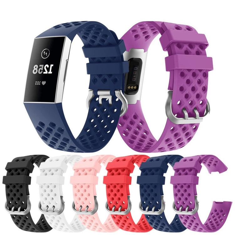 Meget sejt Fitbit Charge 4 / Fitbit Charge 3 Silikone Rem - Sort#serie_1