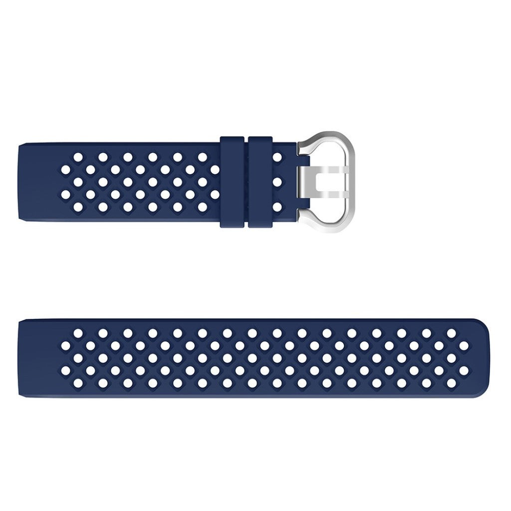 Meget sejt Fitbit Charge 4 / Fitbit Charge 3 Silikone Rem - Blå#serie_5