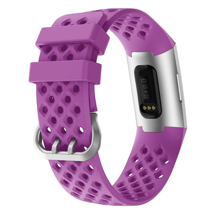 Meget sejt Fitbit Charge 4 / Fitbit Charge 3 Silikone Rem - Lilla#serie_6