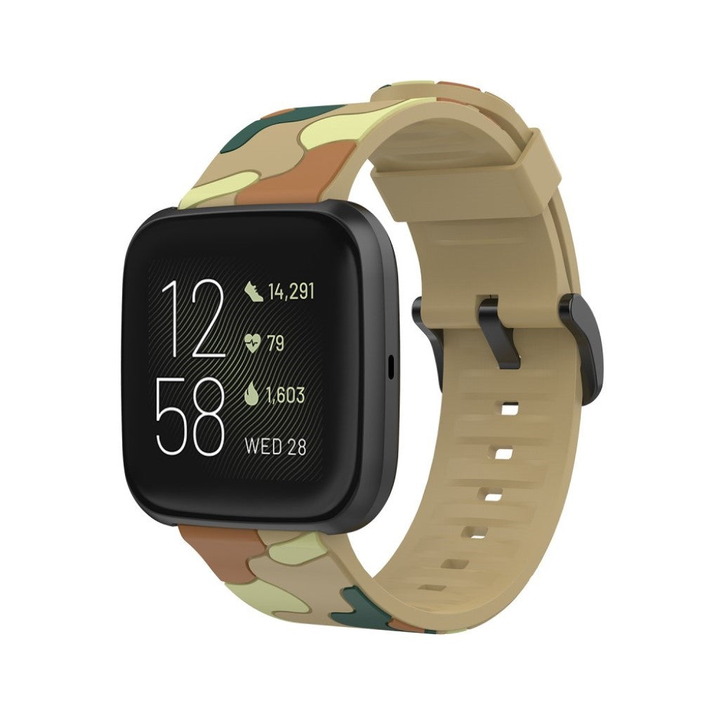 Fantastisk Fitbit Versa 2 / Fitbit Versa Lite Silikone Rem - Brun#serie_7