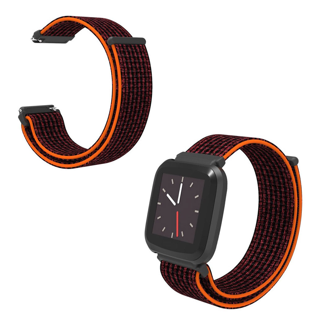 Rigtigt pรฆnt Fitbit Versa Lite Nylon Rem - Flerfarvet#serie_1