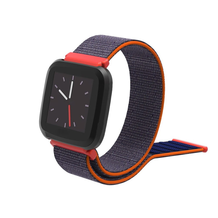 Rigtigt pænt Fitbit Versa Lite Nylon Rem - Flerfarvet#serie_8