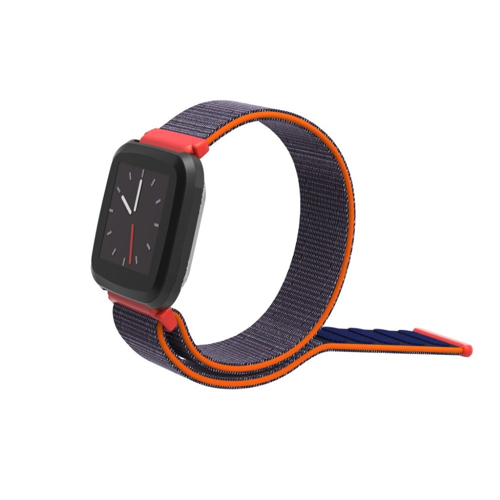Rigtigt pænt Fitbit Versa Lite Nylon Rem - Flerfarvet#serie_8