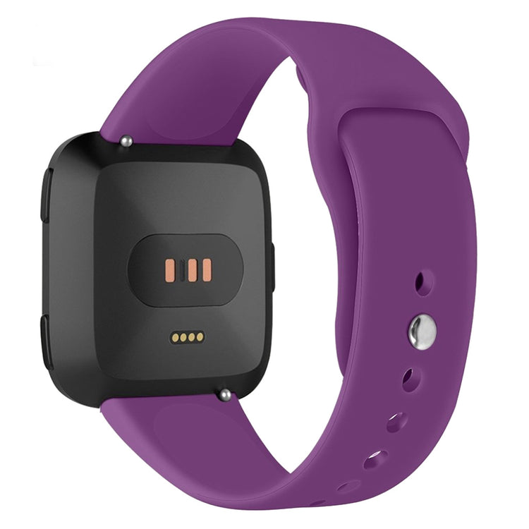 Helt vildt sejt Fitbit Versa Lite Silikone Rem - Lilla#serie_15