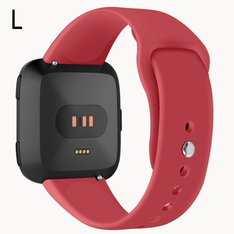 Helt vildt sejt Fitbit Versa Lite Silikone Rem - Rød#serie_4