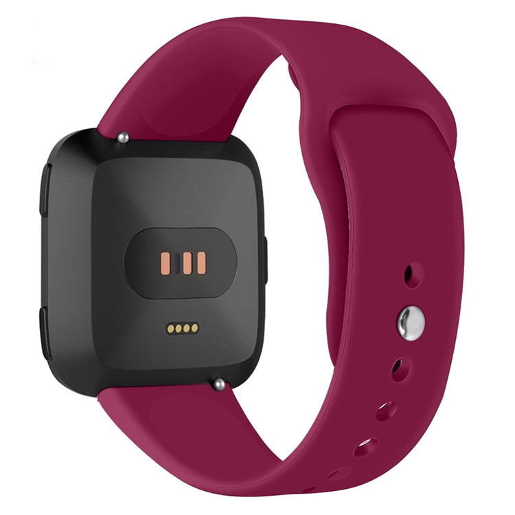 Helt vildt sejt Fitbit Versa Lite Silikone Rem - Rød#serie_8
