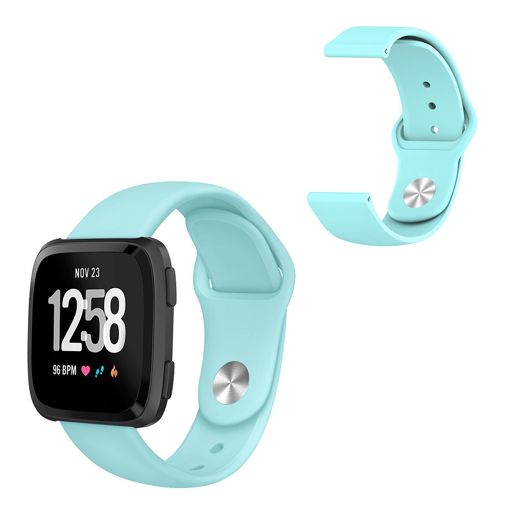 Skøn Fitbit Versa 2 / Fitbit Versa Lite Silikone Rem - Blå#serie_6