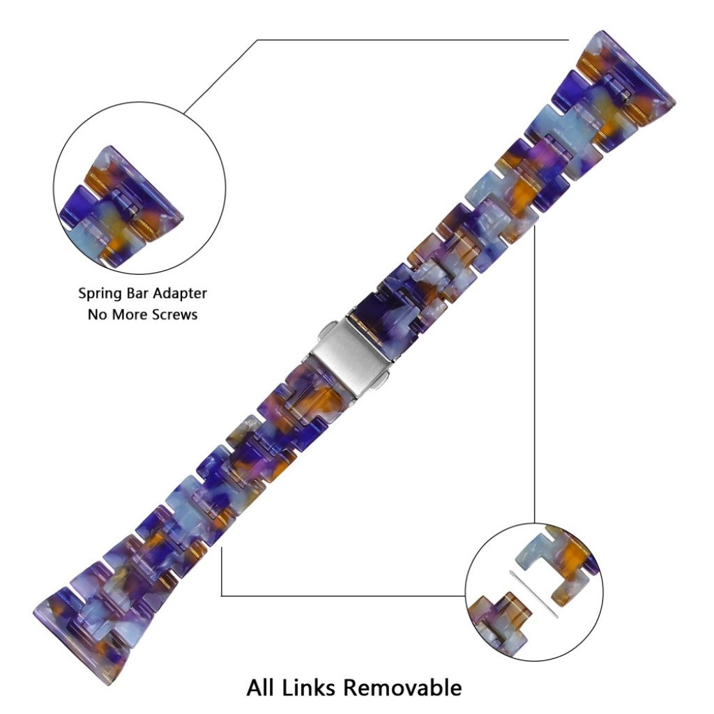 Vildt elegant Fitbit Versa 2 / Fitbit Versa Lite  Rem - Flerfarvet#serie_10