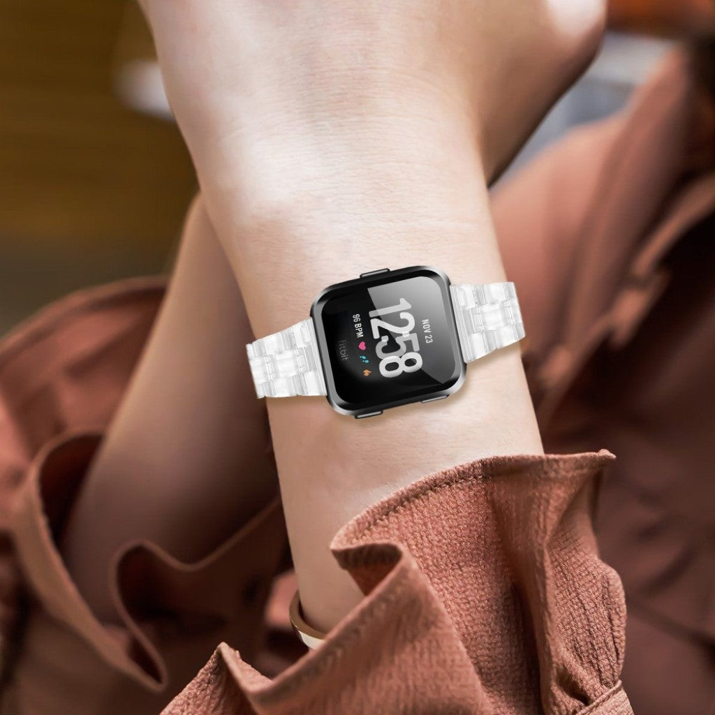 Vildt elegant Fitbit Versa 2 / Fitbit Versa Lite  Rem - Gennemsigtig#serie_18