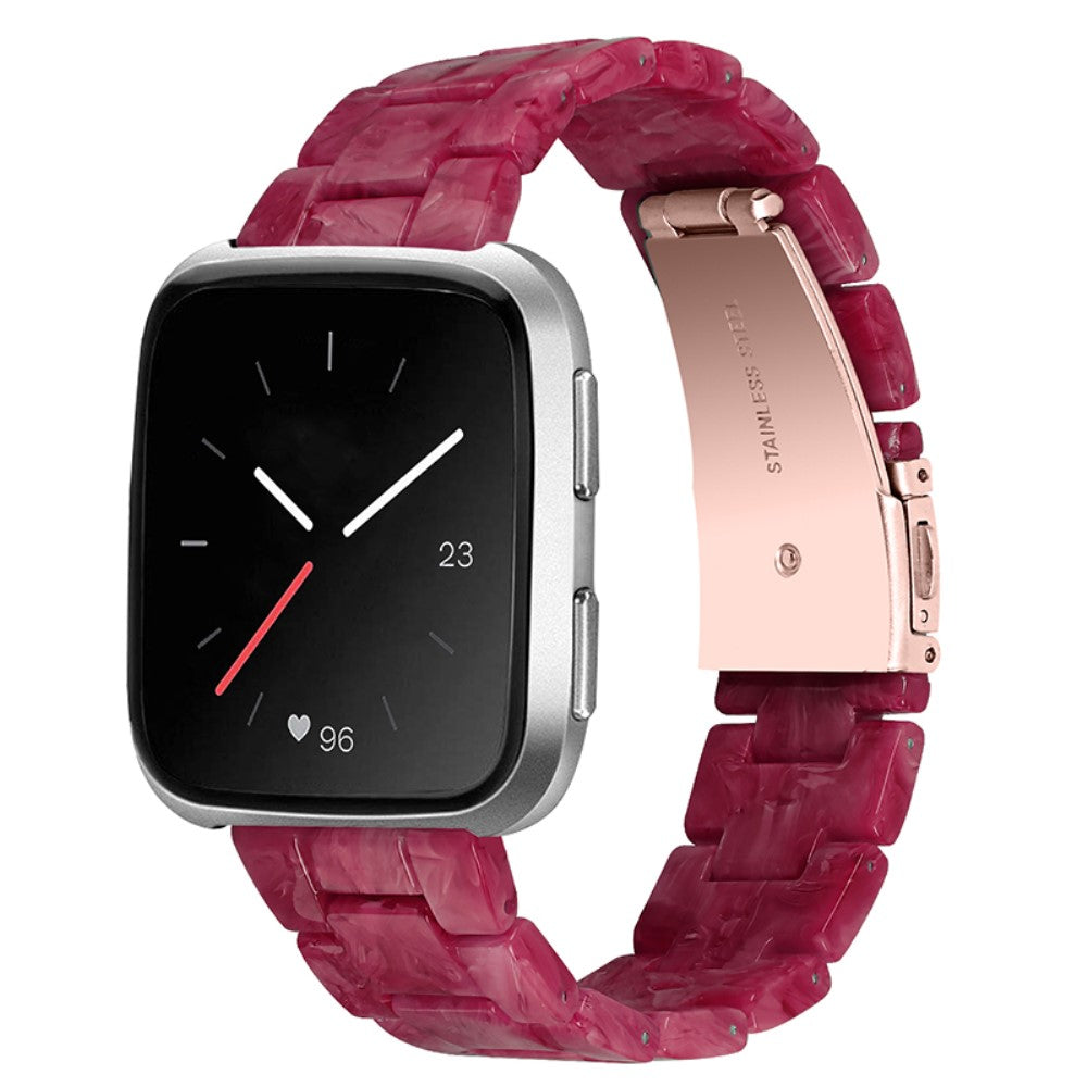 Super hรฅrdfรธr Fitbit Versa 2 / Fitbit Versa Lite  Rem - Rรธd#serie_1