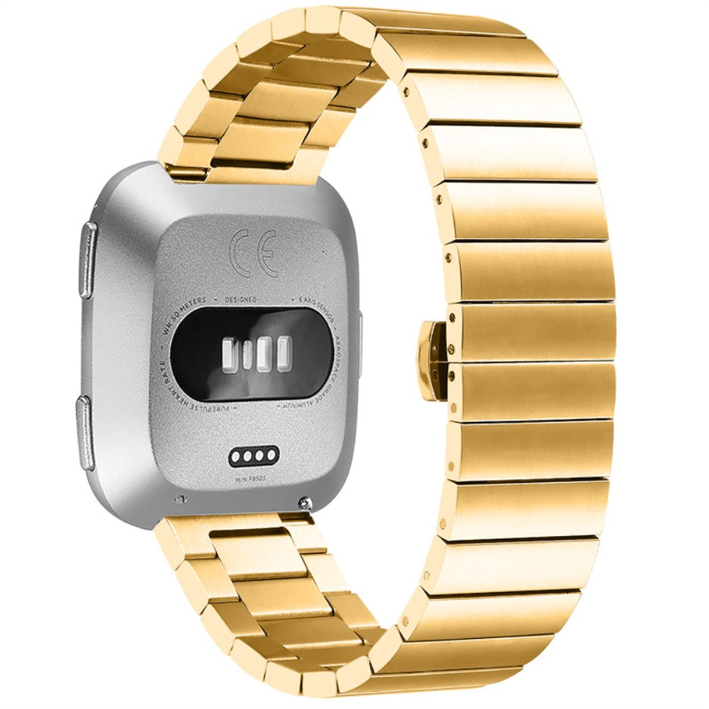 Vildt pænt Fitbit Versa 2 / Fitbit Versa Lite Metal Rem - Guld#serie_2