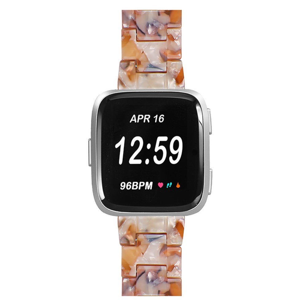 Vildt smuk Fitbit Versa 2 / Fitbit Versa Lite  Urrem - Gul#serie_3