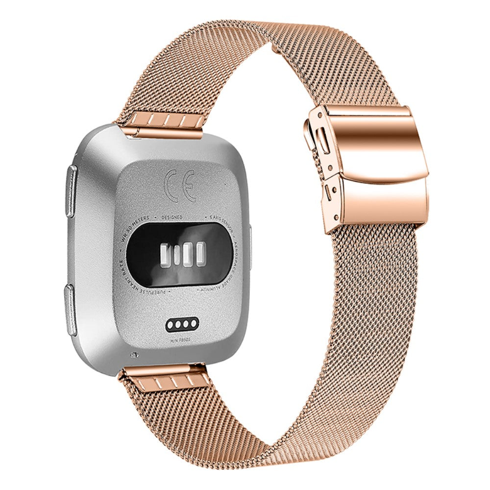 Meget cool Fitbit Versa 2 Metal Rem - Pink#serie_4