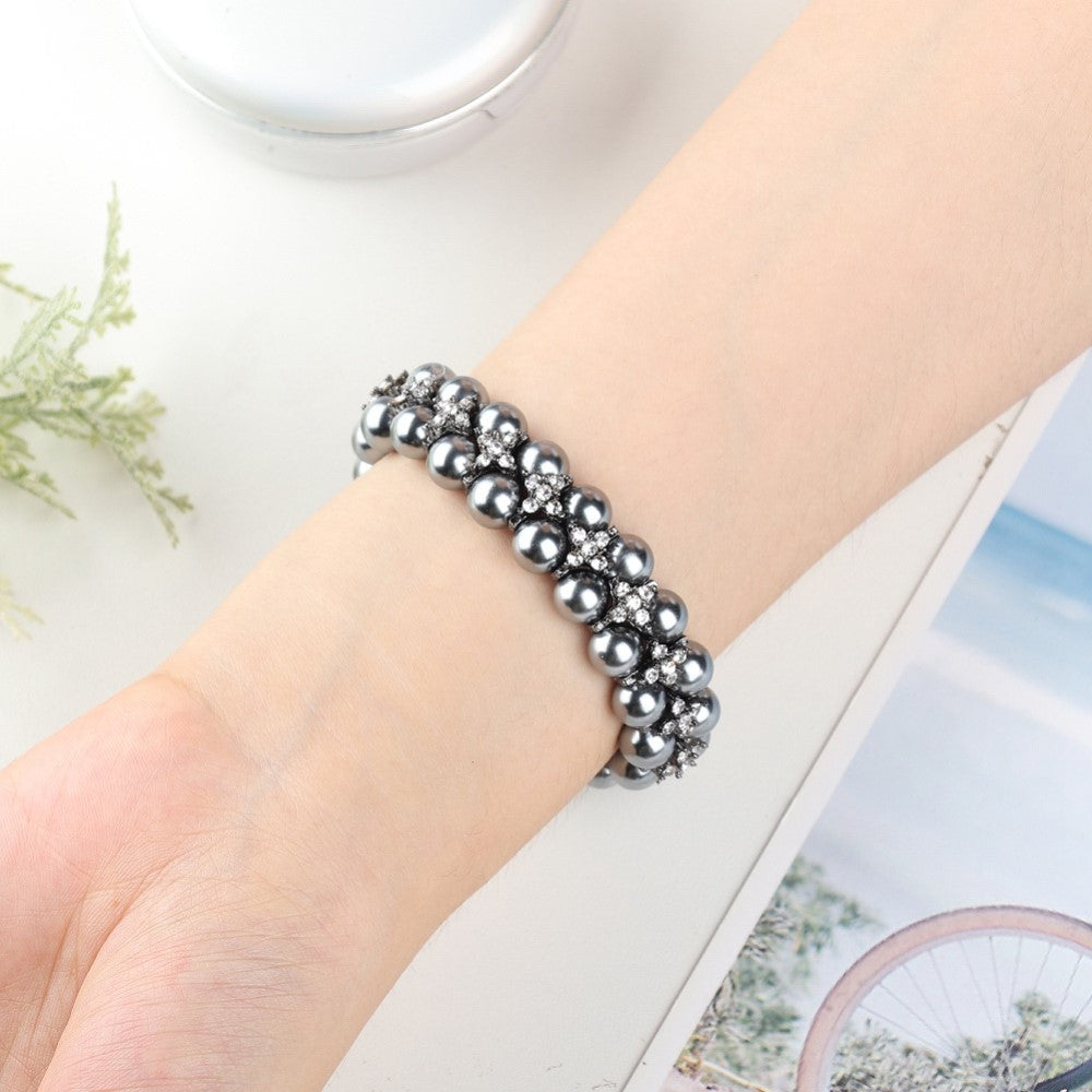 Vildt flot Fitbit Charge 4 / Fitbit Charge 3 Rhinsten Urrem - Sort#serie_3