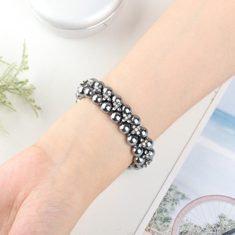 Vildt flot Fitbit Charge 4 / Fitbit Charge 3 Rhinsten Urrem - Sort#serie_3