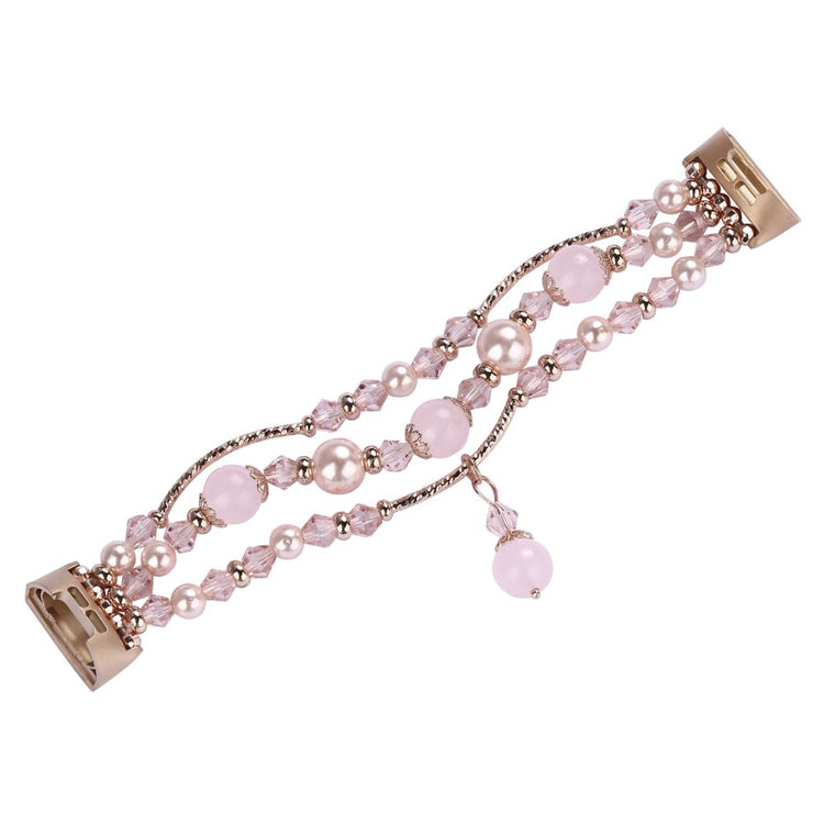 Cool Fitbit Charge 4 / Fitbit Charge 3 Metal og Plastik Rem - Pink#serie_1