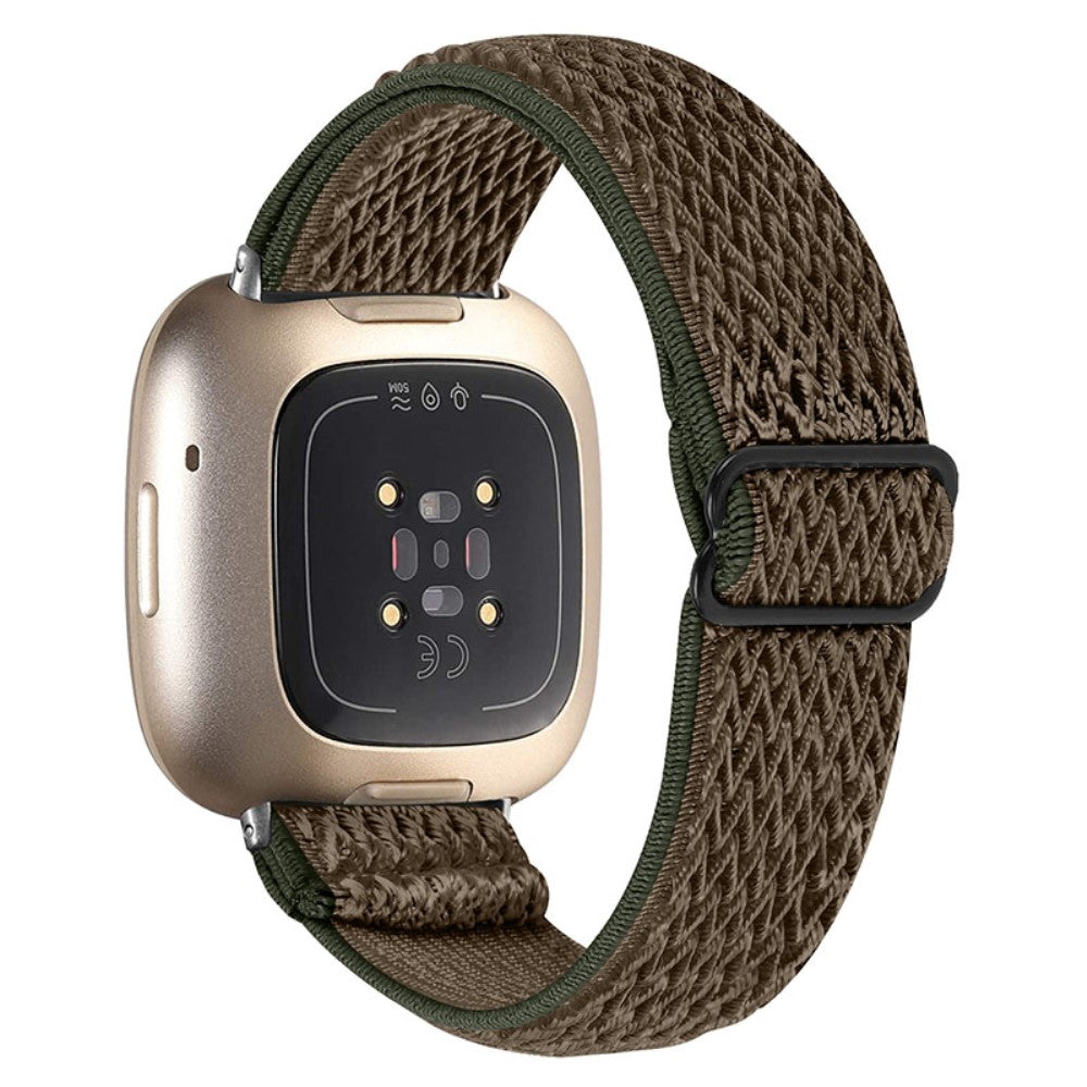 Mega fantastisk Fitbit Versa 3 Nylon Rem - Brun#serie_10