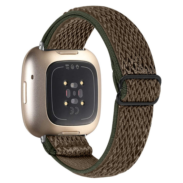 Mega fantastisk Fitbit Versa 3 Nylon Rem - Brun#serie_10
