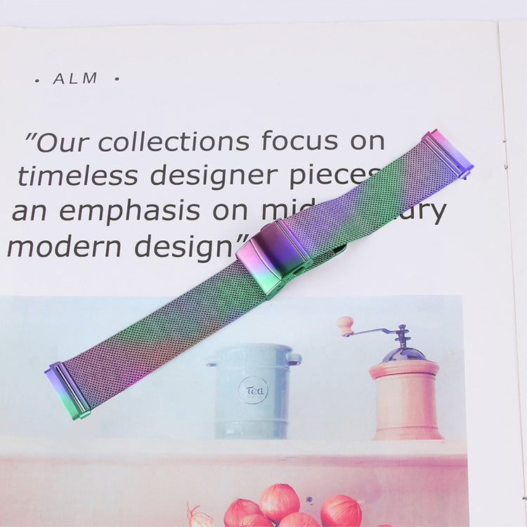 Super nydelig Fitbit Sense / Fitbit Versa 3 Metal Rem - Flerfarvet#serie_5