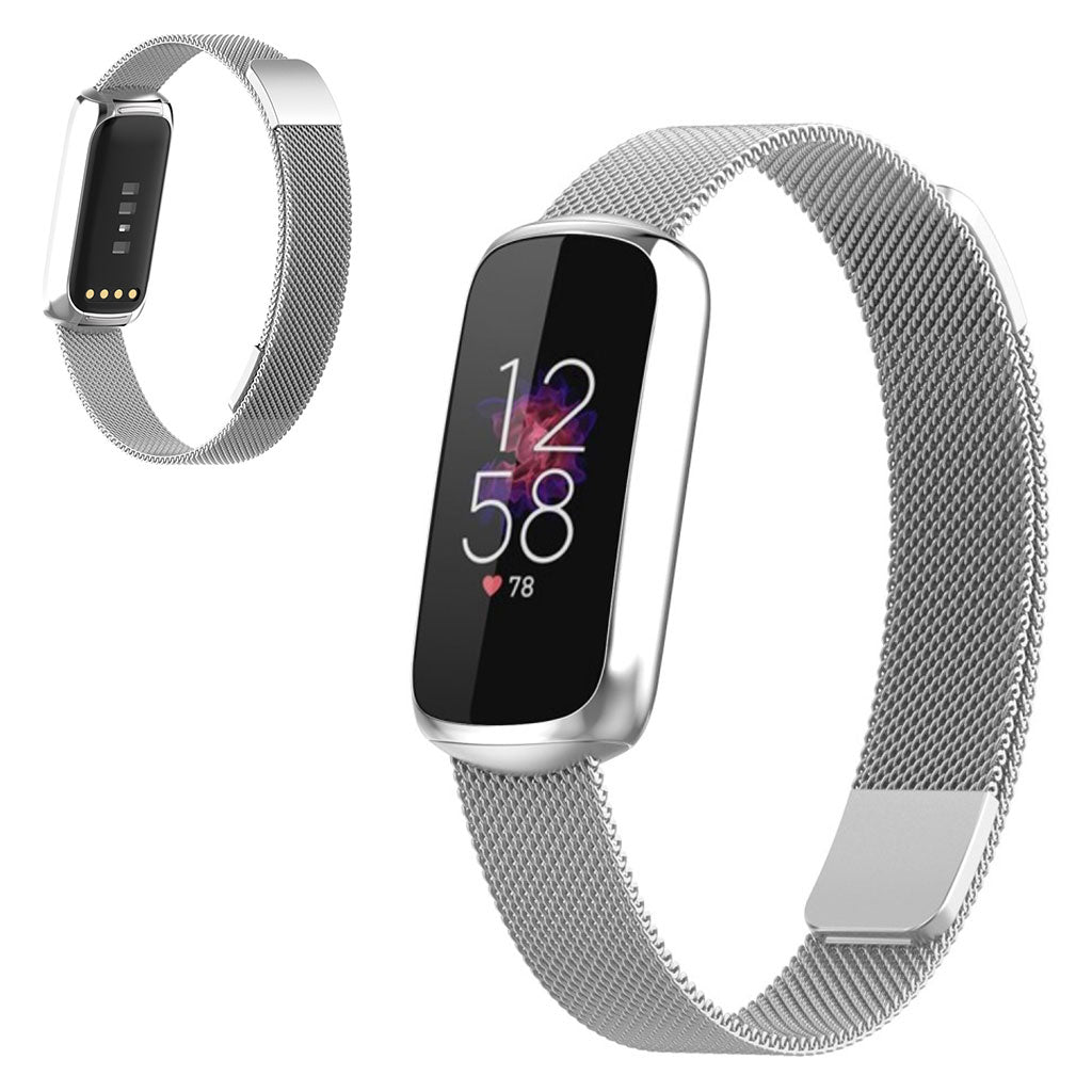 Helt vildt godt Fitbit Luxe Metal Rem - Sรธlv#serie_2
