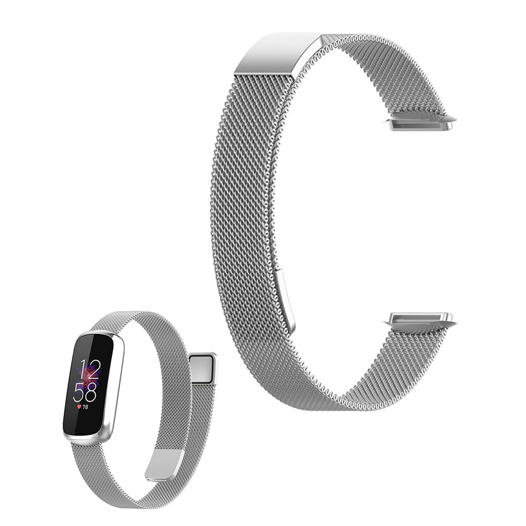 Mega skรธn Fitbit Luxe Metal Rem - Sรธlv#serie_012