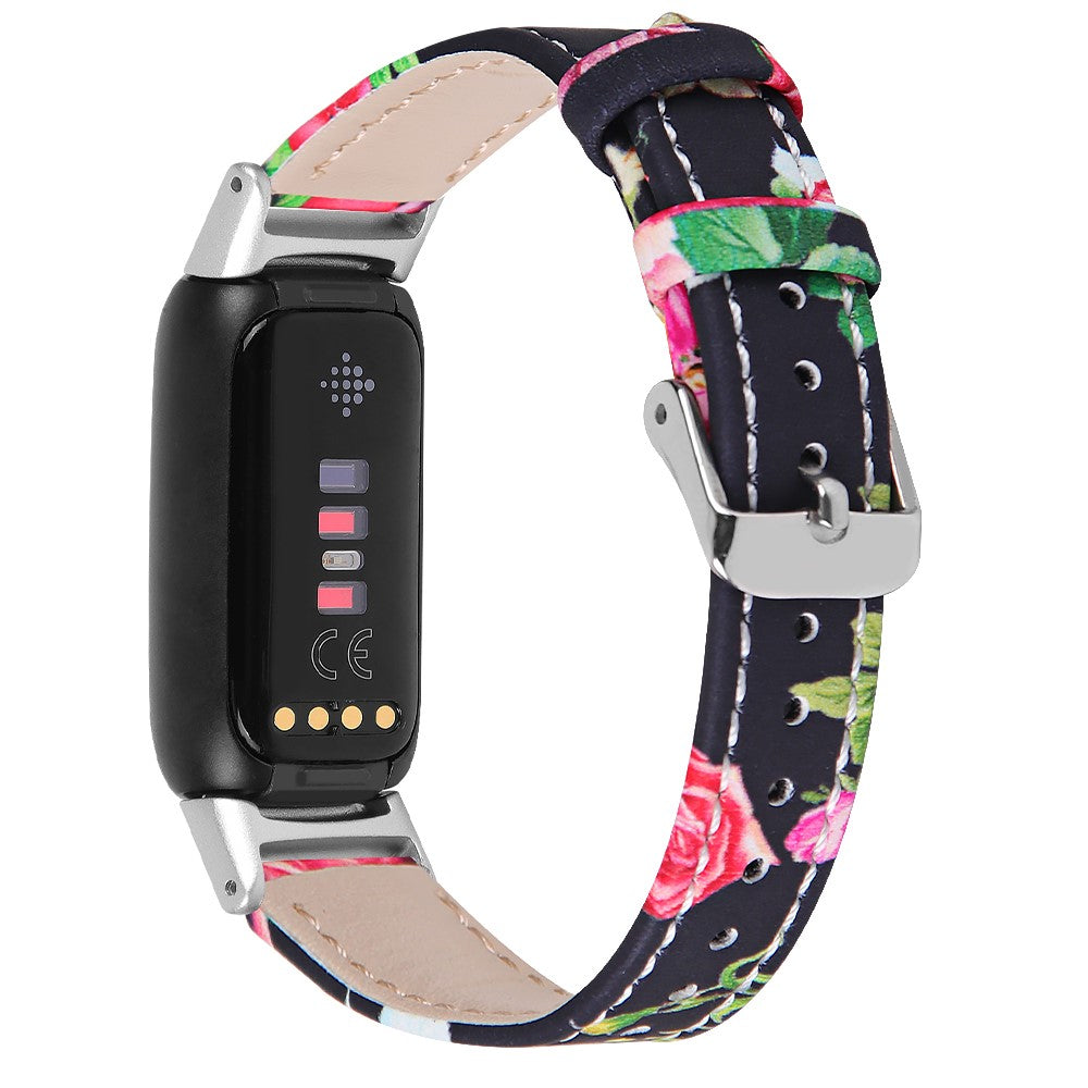 Nydelig Fitbit Luxe รgte lรฆder Rem - Flerfarvet#serie_1