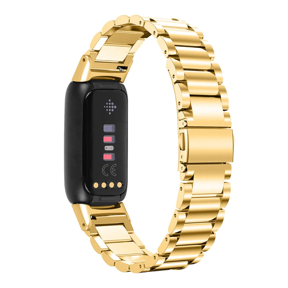 Rigtigt cool Fitbit Luxe Metal Rem - Guld#serie_4