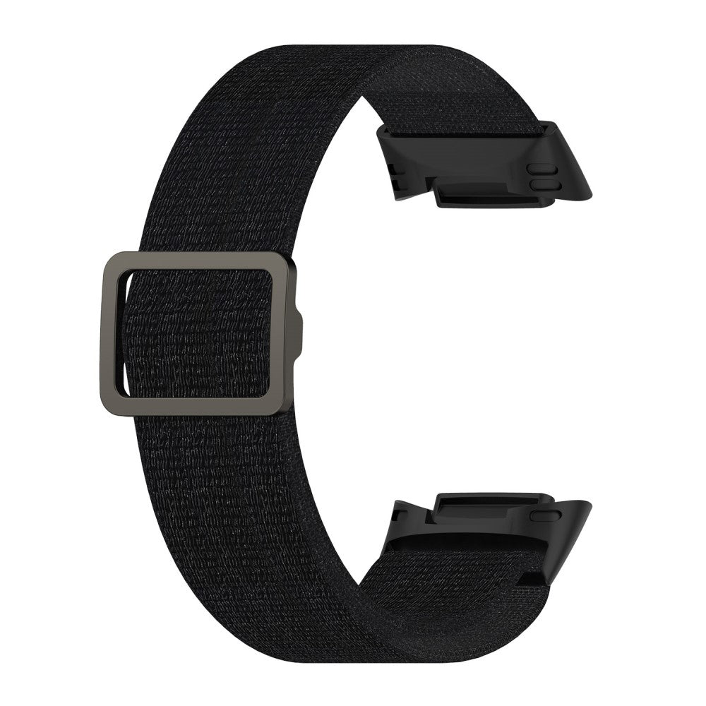 Super pænt Fitbit Charge 5 Nylon Rem - Sort#serie_4