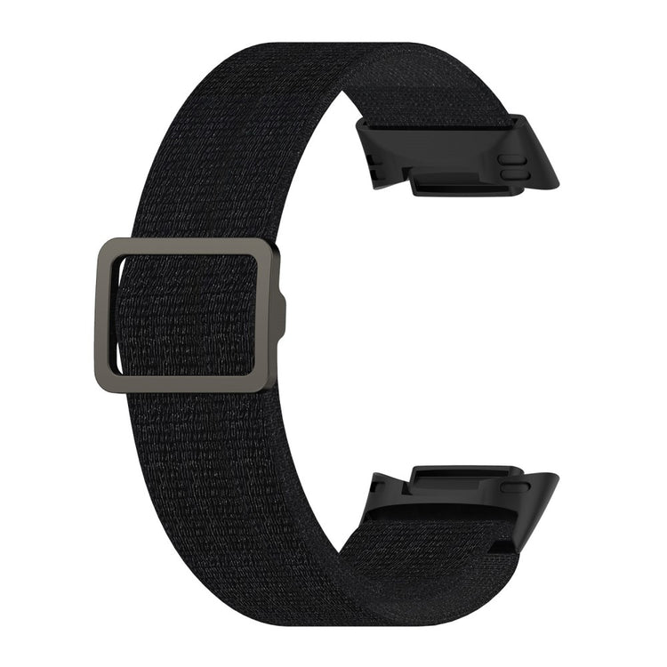 Super pænt Fitbit Charge 5 Nylon Rem - Sort#serie_4