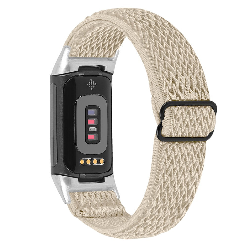 Mega godt Fitbit Charge 5 Nylon Rem - Brun#serie_9