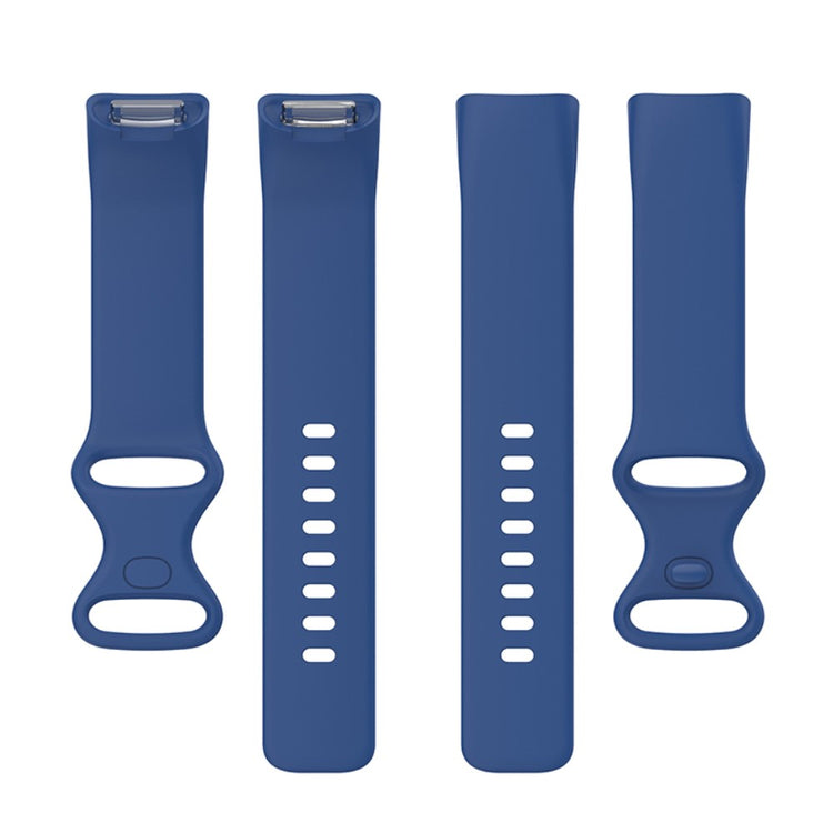 Sejt Fitbit Charge 5 Silikone Rem - Blå#serie_7
