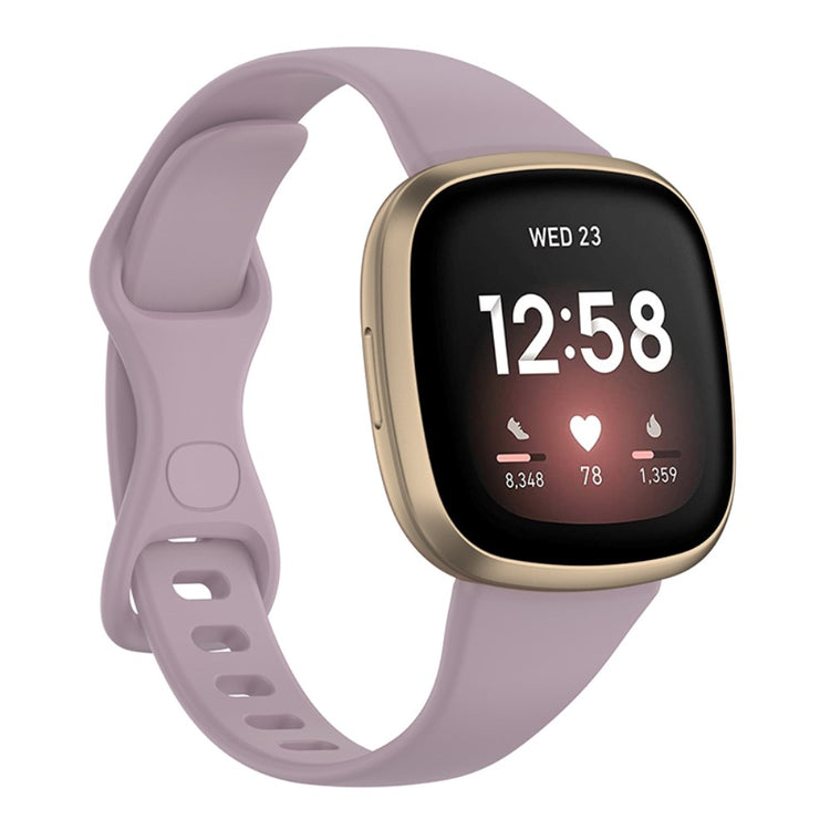 Fed Universal Fitbit Silikone Rem - Størrelse: L - Lilla#serie_10