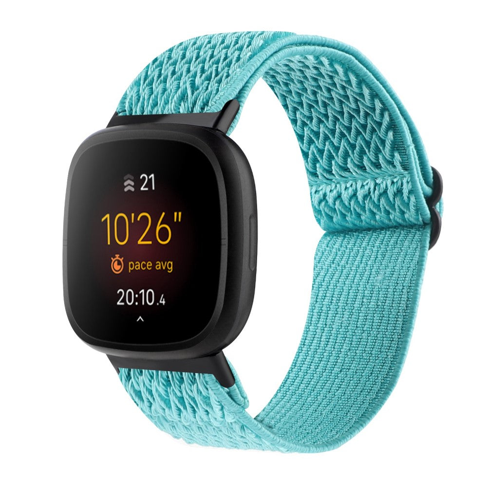 Nydelig Universal Fitbit Nylon Rem - Grøn#serie_3